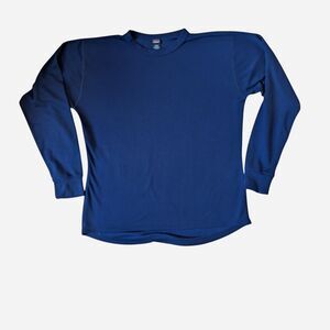 Vintage 90's L.L. Bean thermal men's shirt size large. 100% polyester